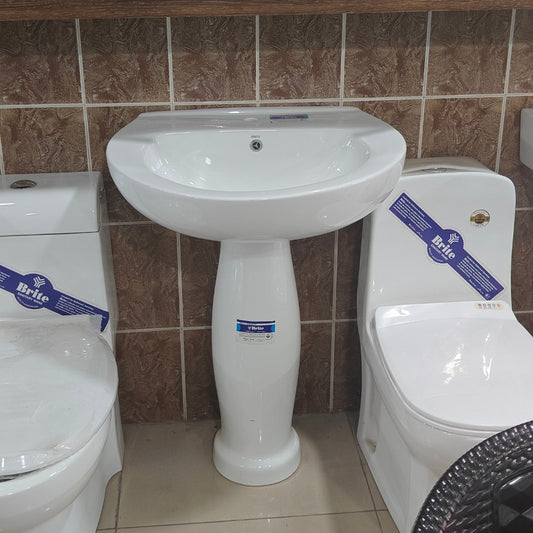 Brite Porta Wall hang Basin (Two Piece) - Brite Ceramics - Brite Sanitary Ware