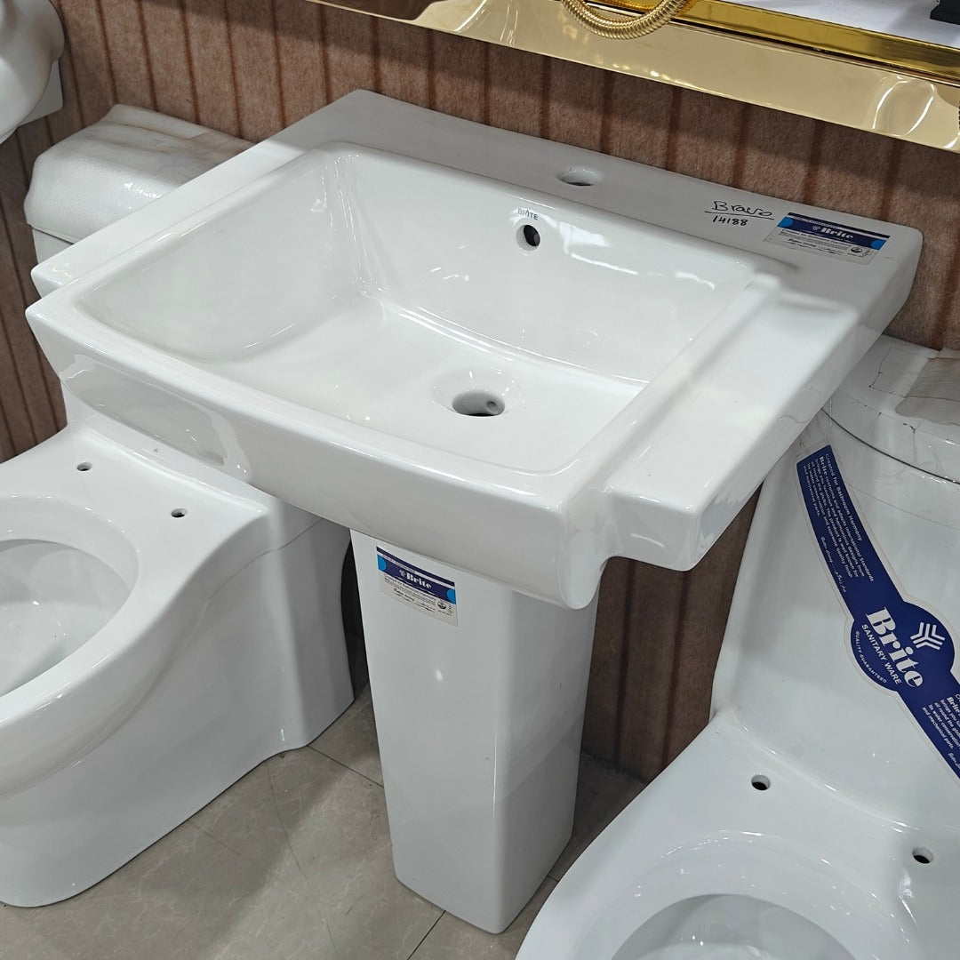 Brite Bravo Wall hang Basin (Two Piece) - Brite Sanitary Ware