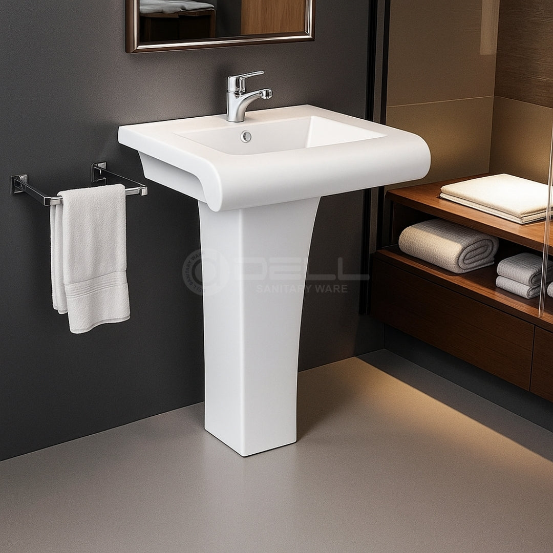 Dell Gree Wash Basin Pedestal - Dell Sanitary ware