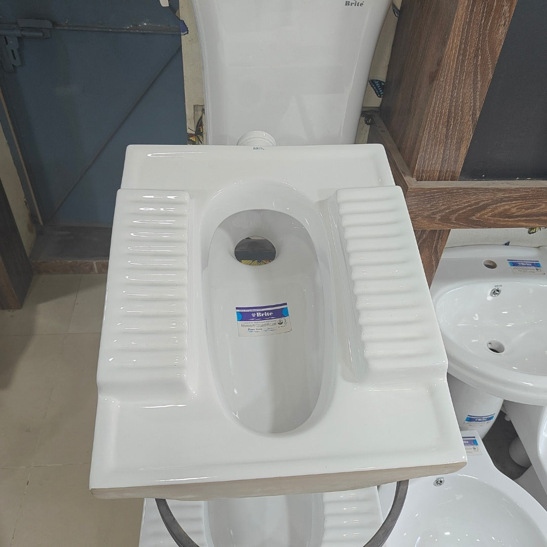 Brite New Small WC Toilet - Squatting pan - Brite Ceramics - Brite Sanitary Ware