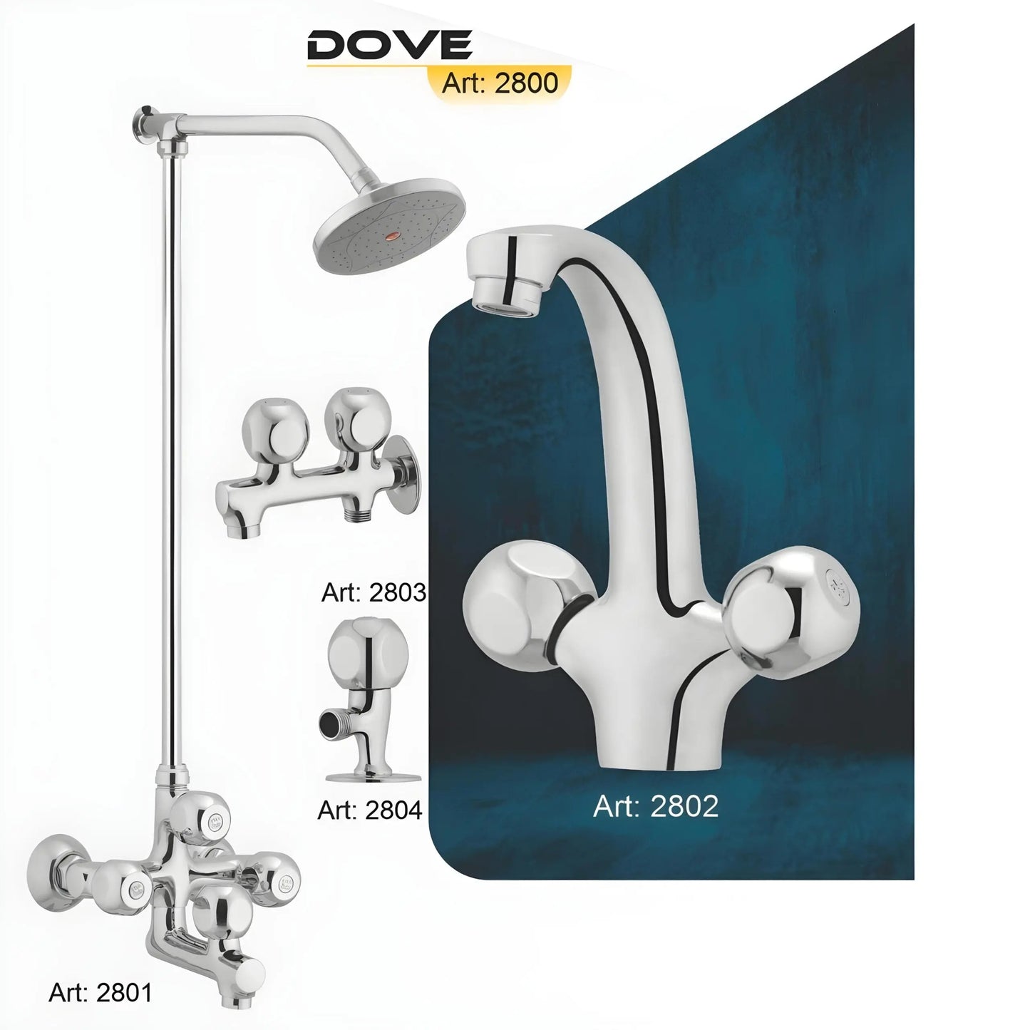 Star Asia Dove Shower Set Full Round - Star Asia Sanitary