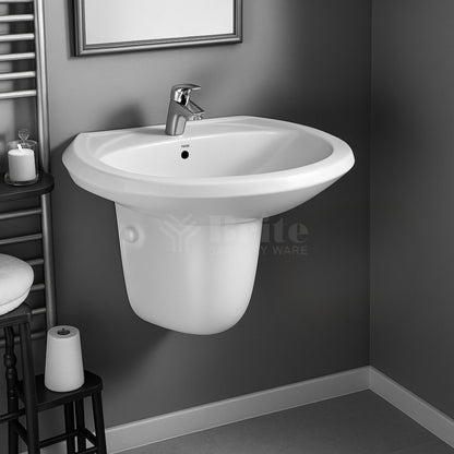 Brite 16x22 Wall hang Basin (Two Piece) - Brite Ceramics - Brite Sanitary Ware