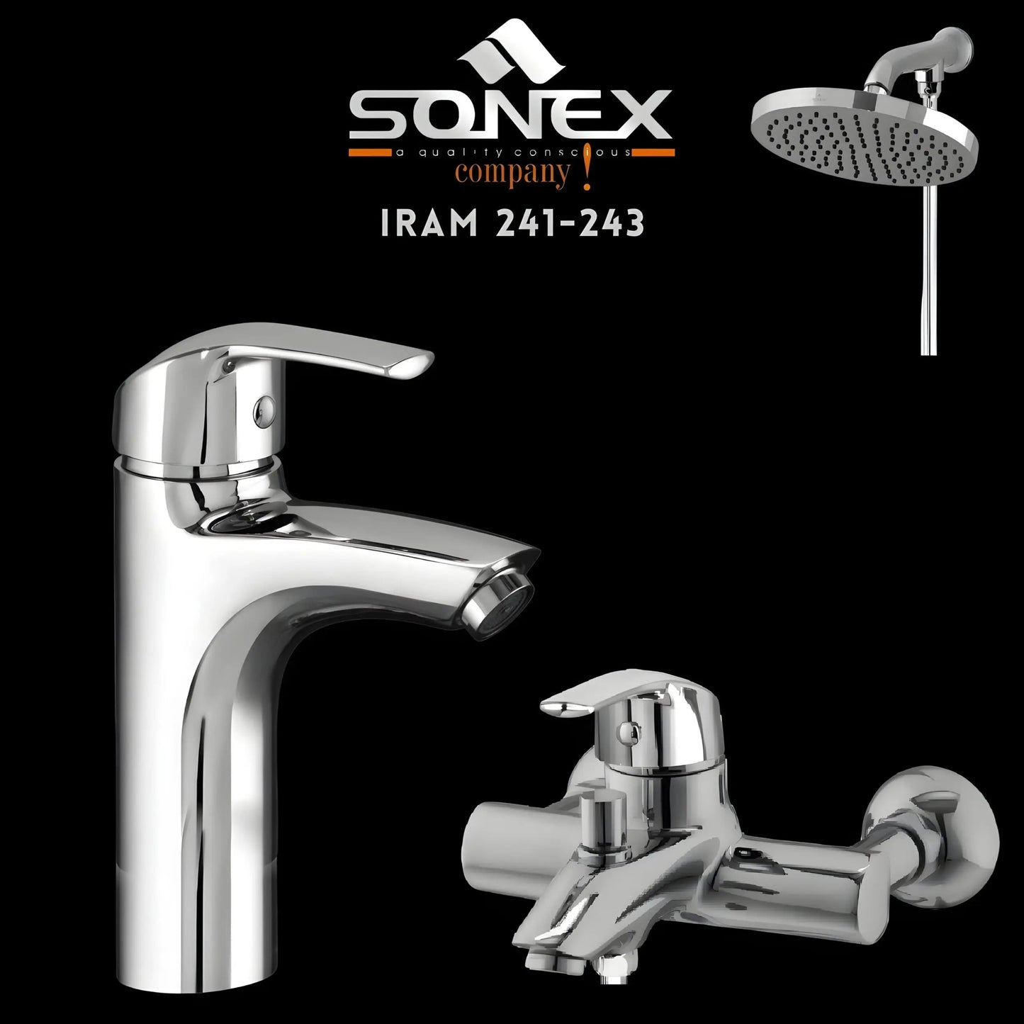 Sonex Iram Bath Set 241-243 – Sonex Sanitary Fittings