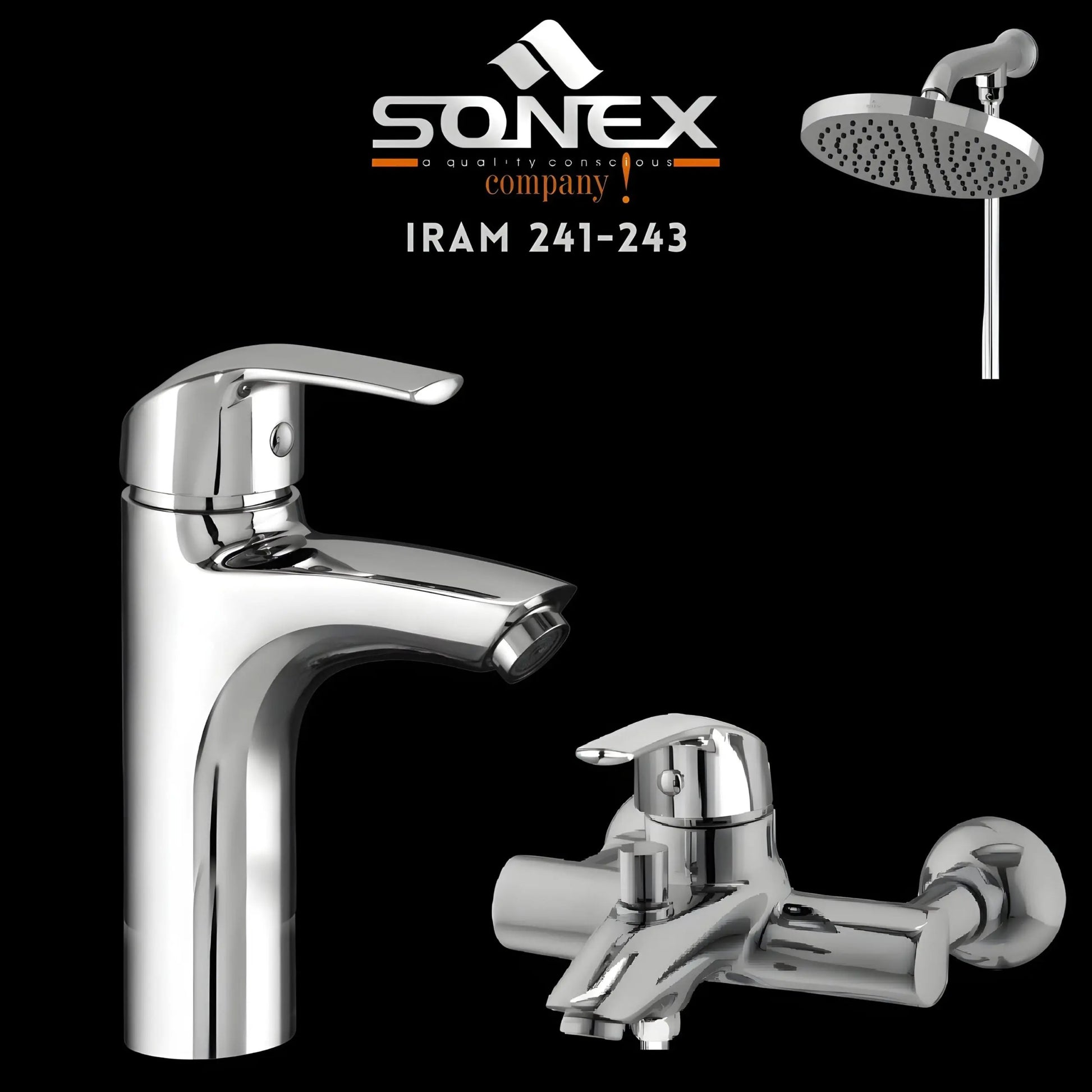 Sonex Iram Bath Set 241-243 – Sonex Sanitary Fittings