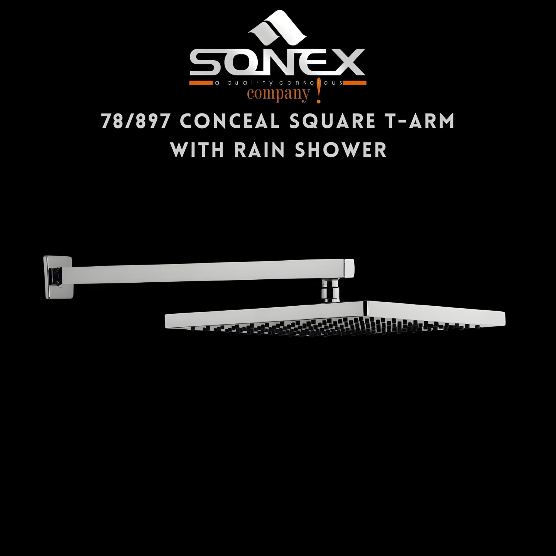 SONEX Concealed Fittings T-arm Shower 78-897  – Sonex Sanitary Fittings