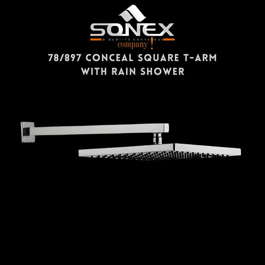 SONEX Concealed Fittings T-arm Shower 78-897  – Sonex Sanitary Fittings