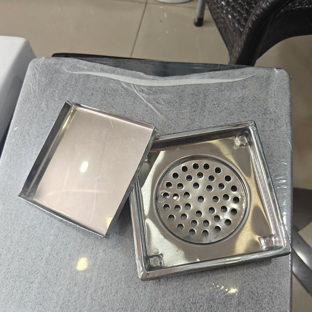 Tile insert 6X6 Floor Waste Drain hole Cover Jali for Home Bathroom Kitchen