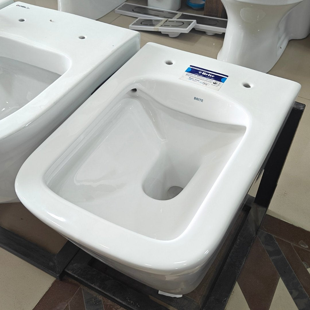 Wall Hanging Commode Brite S100 Rimless - Brite Ceramics