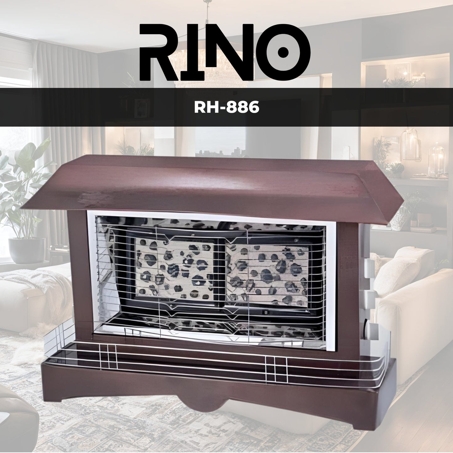 RINO Gas Heater RH886 Kothi double Plate AUTO – Rino Appliances