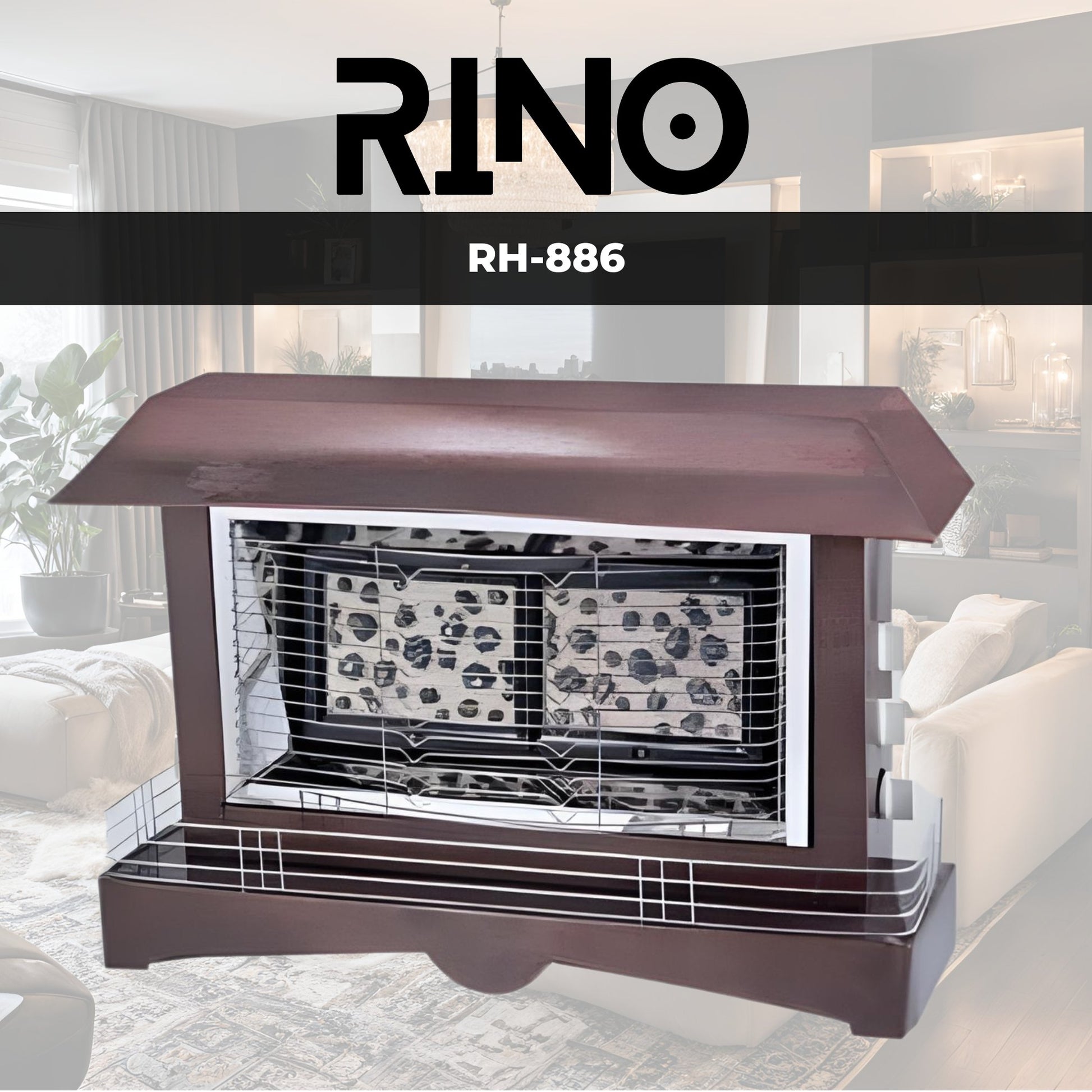 RINO Gas Heater RH886 Kothi double Plate AUTO – Rino Appliances