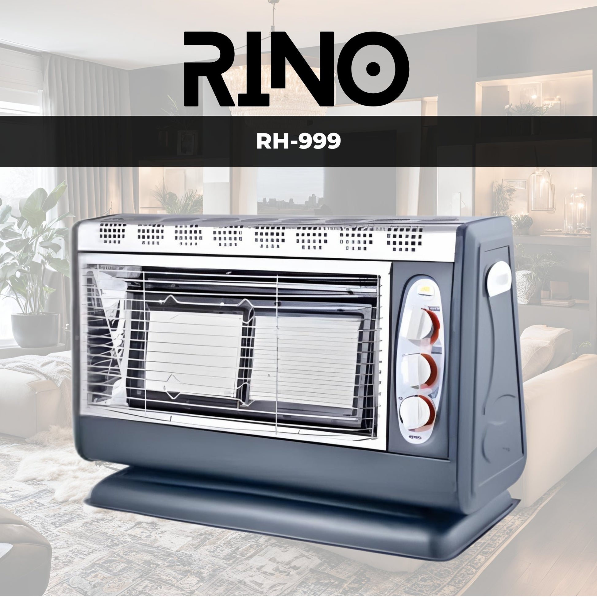 RINO Gas Heater RH999 Double Ranai AUTO – Rino Appliances