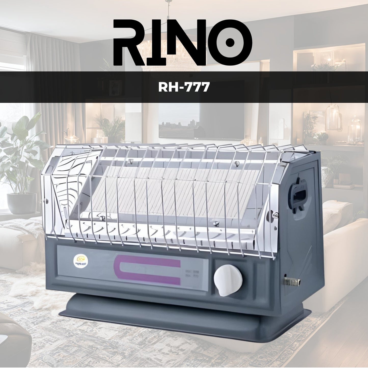 RINO Gas Heater RH777 Single Knob W/Plate AUTO – Rino Appliances