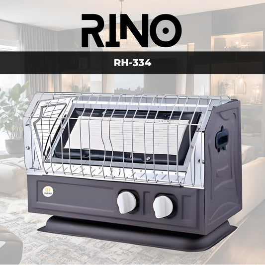 RINO Gas Heater RH334 Fancy Heater W.Plate AUTO – Rino Appliances