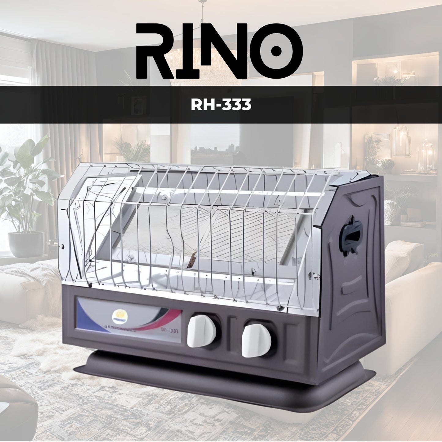 RINO Gas Heater RH333 Fancy Heater Jali AUTO – Rino Appliances