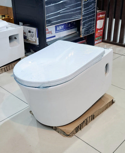 Wall Mounted Commode 002 Rimless - Brite Ceramics