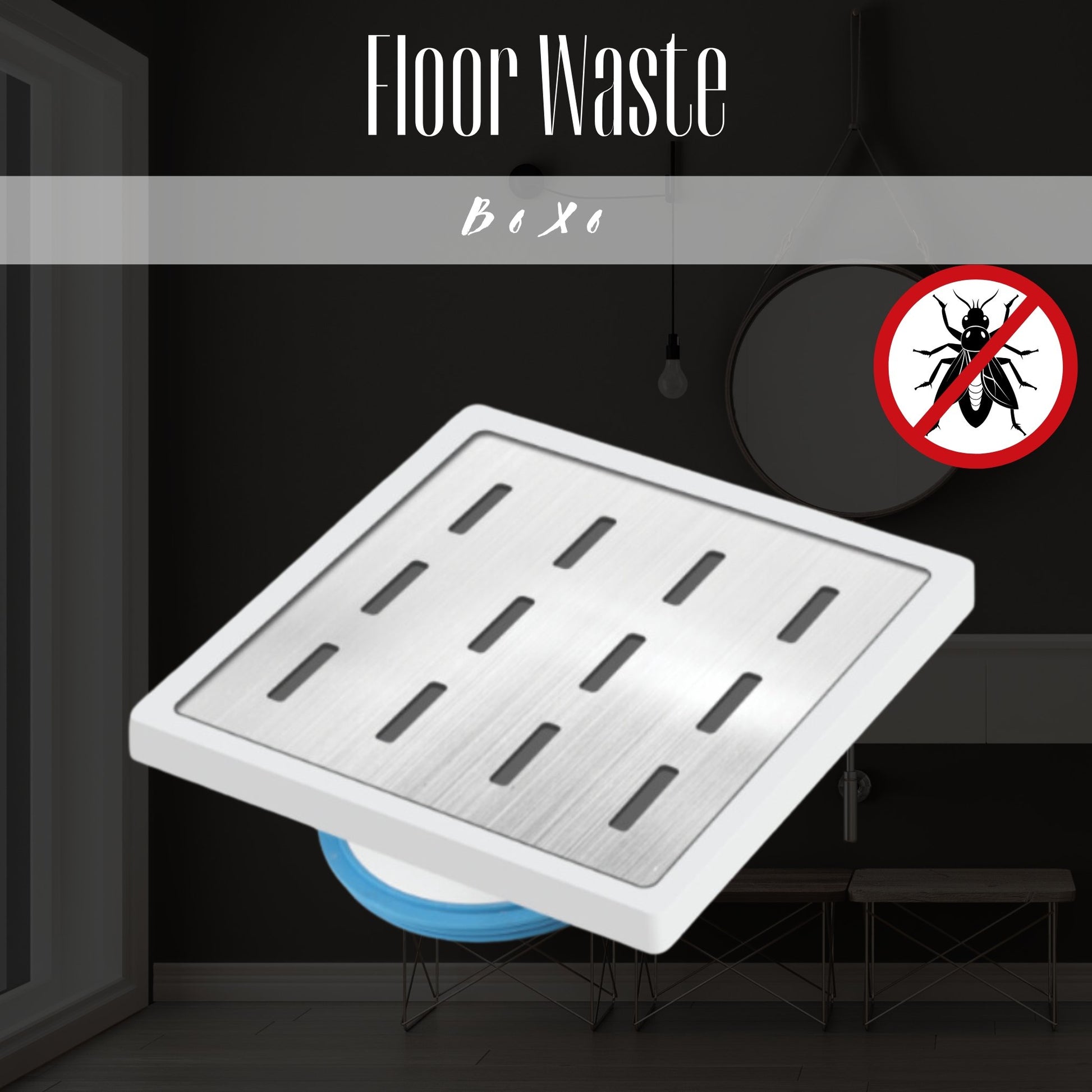 Drain Cover B 6x6 Floor Waste Jali for Home, Bathroom & Kitchen