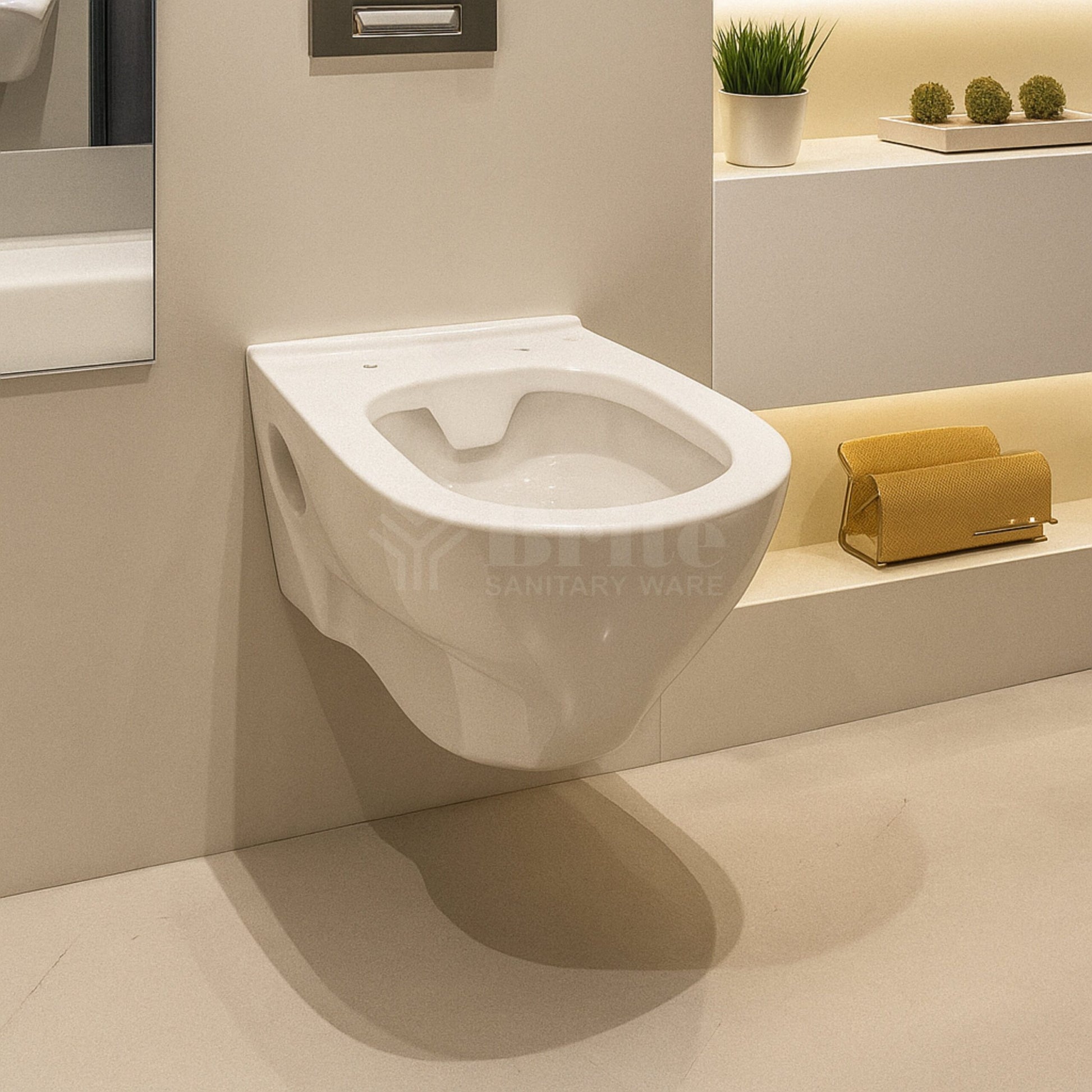 Wall Hung commode 003 Rimless – Brite Ceramics