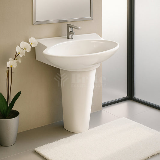 Brite KITE Wash Basin Pedestal - Brite Sanitary Ware