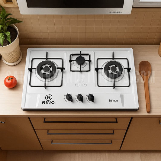 Gas Stove RINO RS929 Auto Three Burner Kitchen HOB
