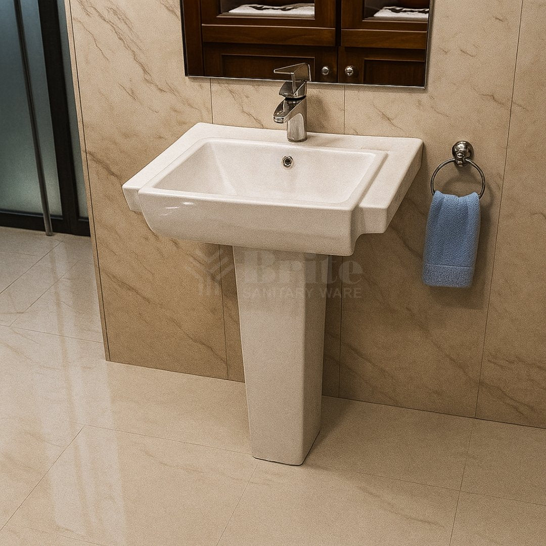 Brite Bravo Wash Basin Pedestal - Brite Sanitary Ware