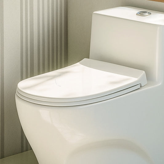 Hydraulic Commode Seat Cover AQUA - Commode Lid - Plastic Commode Seat Cover Hydraulic