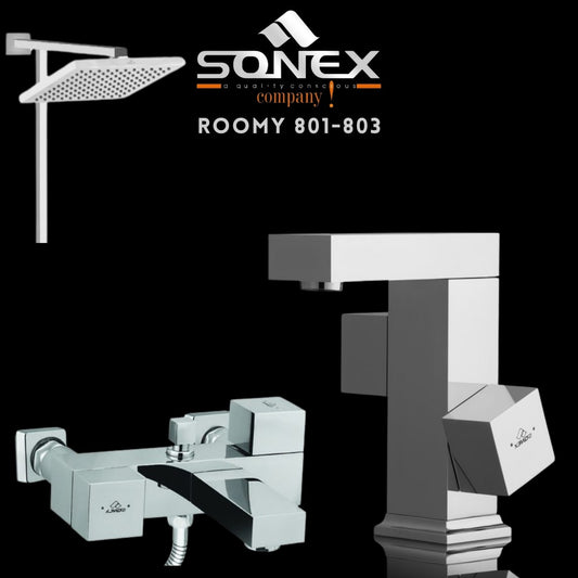 Sonex ROOMY 801-803 Bath Set – Sonex Sanitary Fittings