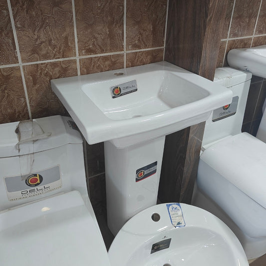 Dell Ceramics Grace Basin Pedestal - Dell Sanitary Ware
