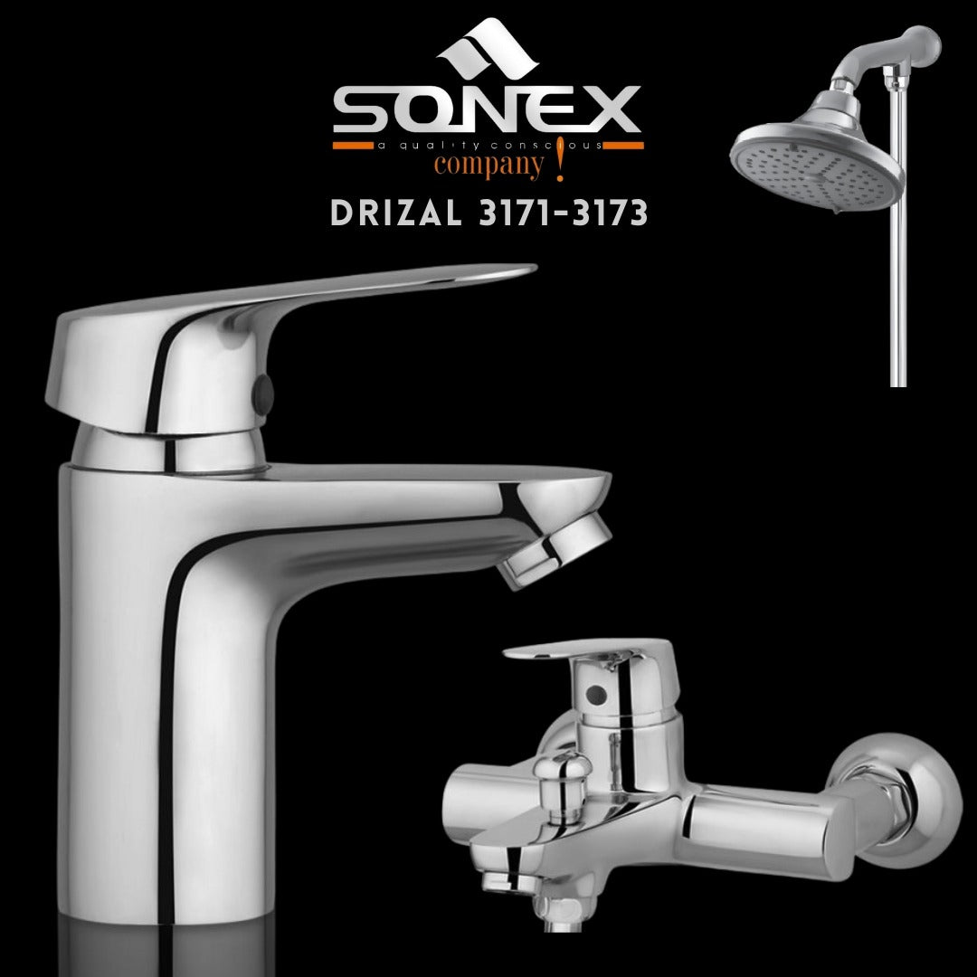 Sonex DRIZAL 3171-3173 Bath Set – Sonex Sanitary Fittings