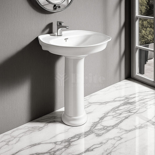 Brite Babu Wash Basin Pedestal - Brite Sanitary Ware - Brite Ceramics - Ceramics