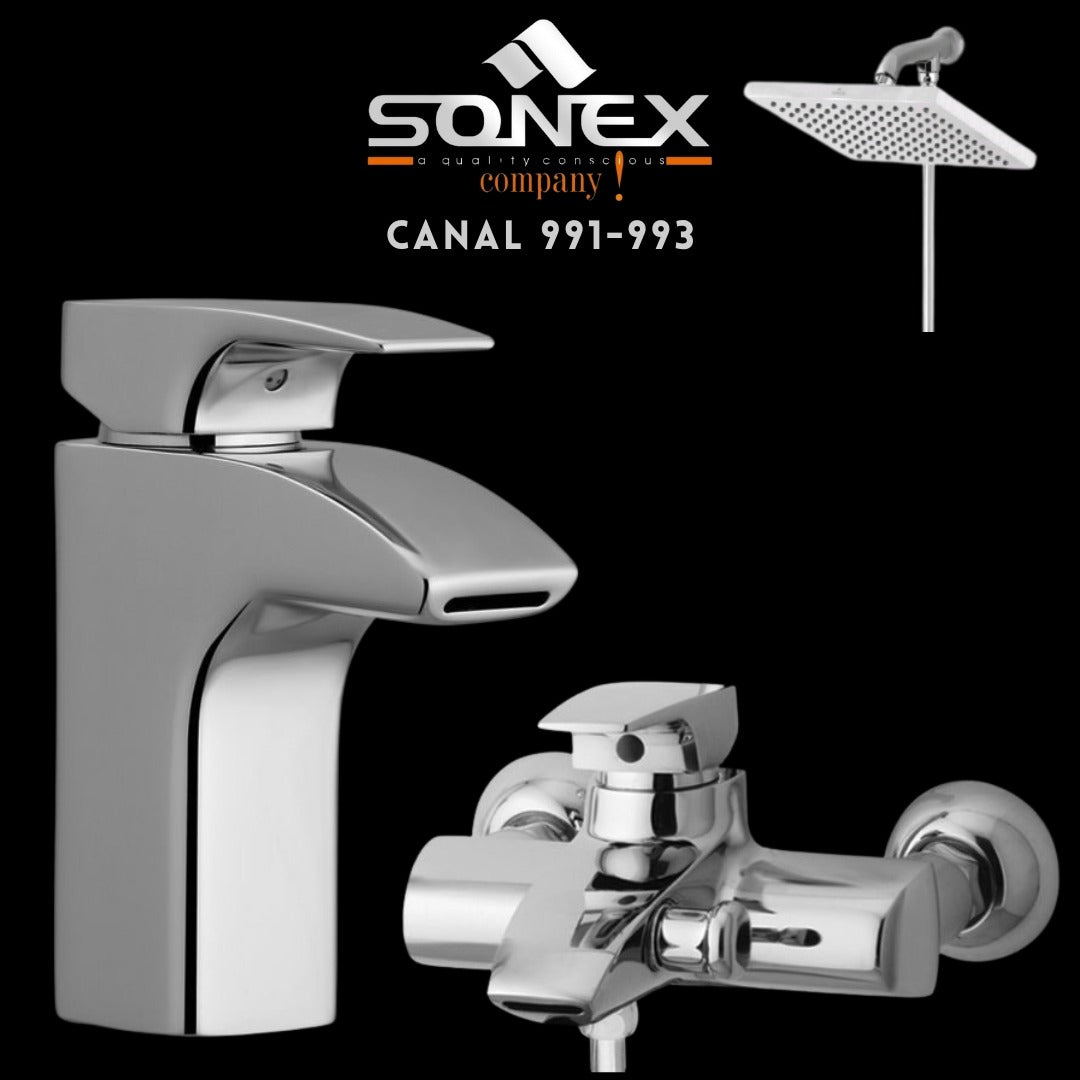Sonex CANAL 991-993 Bath Set – Sonex Sanitary Fittings