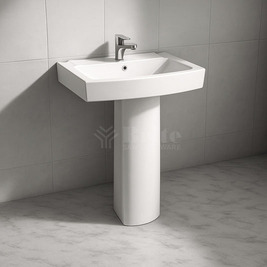 Brite Alpha Wash Basin Pedestal - Brite Sanitary Ware