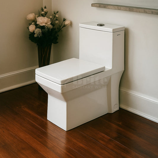 Brite S190 Commode With Hydraulic Seat Cover - Brite Sanitary Ware
