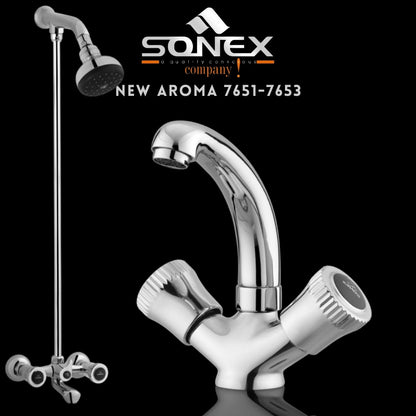 Sonex NEW AROMA 7651-7653 Bath Set – Sonex Sanitary Fittings