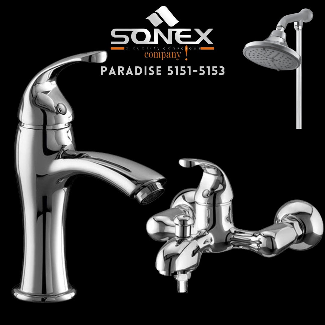 Sonex PARADISE 5151-5153 Bath Set – Sonex Sanitary Fittings