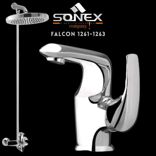 Sonex FLACON 1261-1263 Bath Set – Sonex Sanitary Fittings