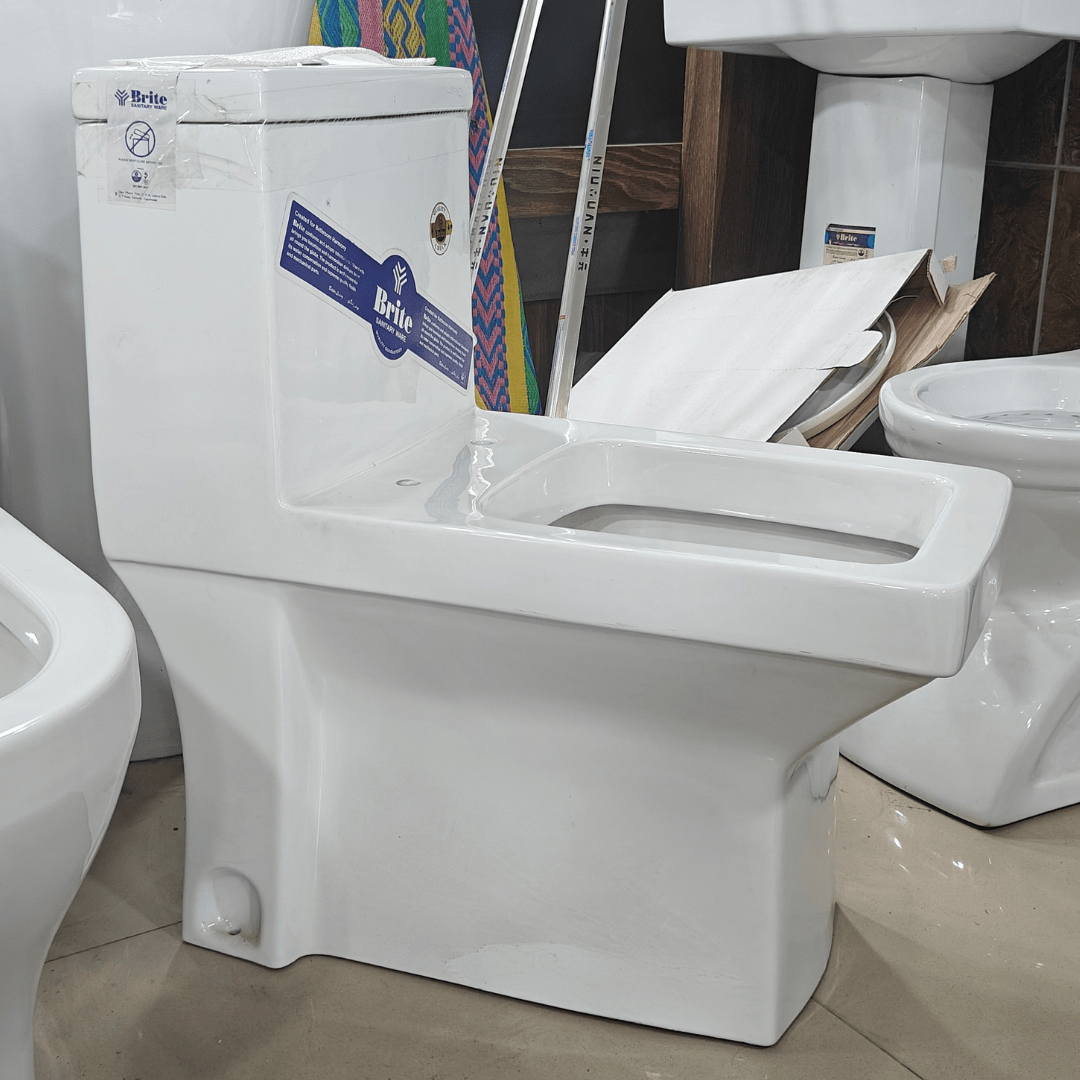 Brite S190 Commode With Hydraulic Seat Cover - Brite Sanitary Ware