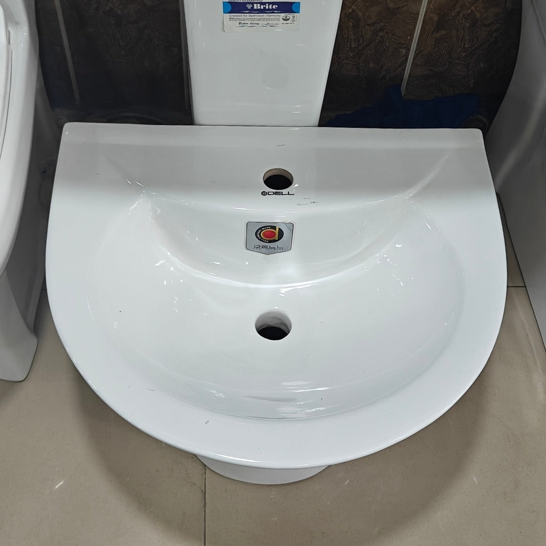 Dell Wall Hang Basin 1 - Dell Ceramics - Dell Sanitary Ware