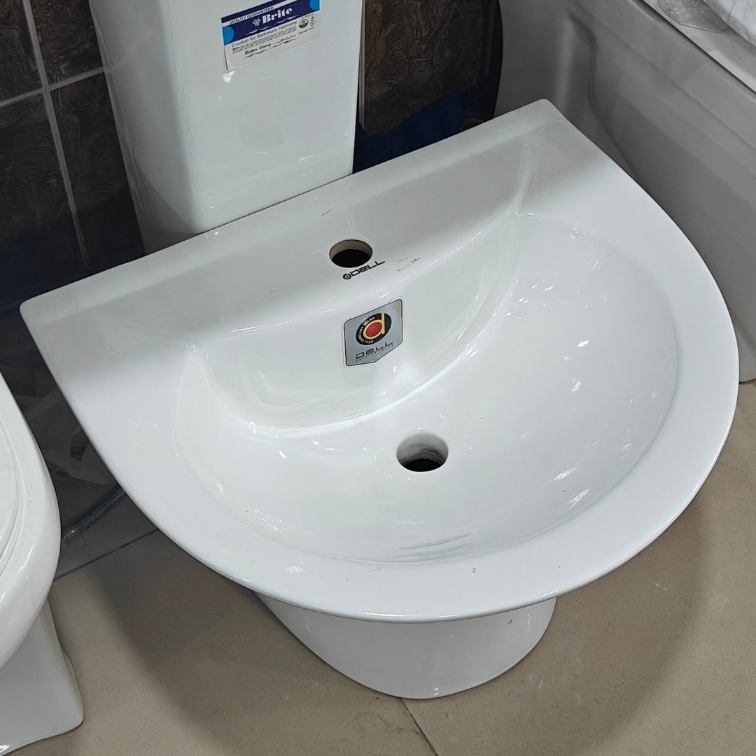 Dell Wall Hang Basin 1 - Dell Ceramics - Dell Sanitary Ware