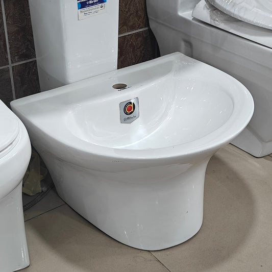 Dell Wall Hang Basin 1 - Dell Ceramics - Dell Sanitary Ware