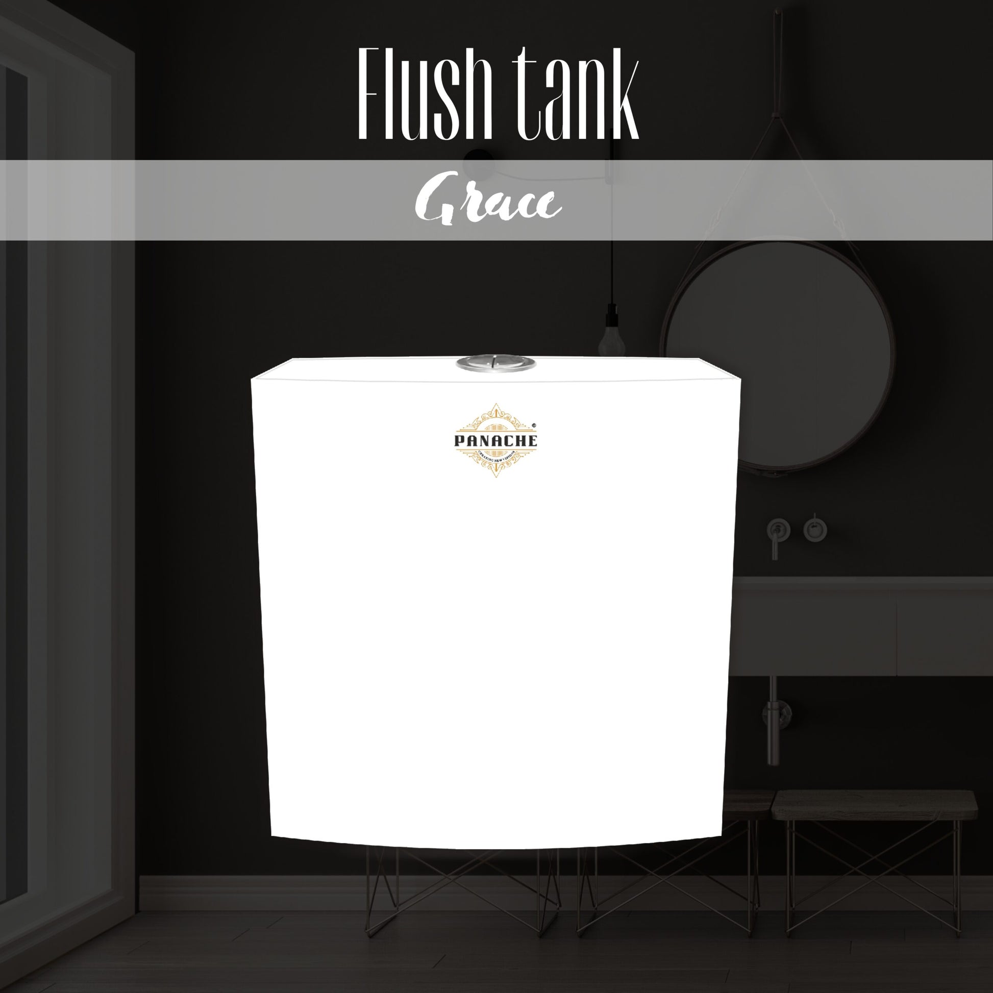 Panache Flush Tank Double Push - Squatting Pan Flush Tank - Toilet Flush Tank