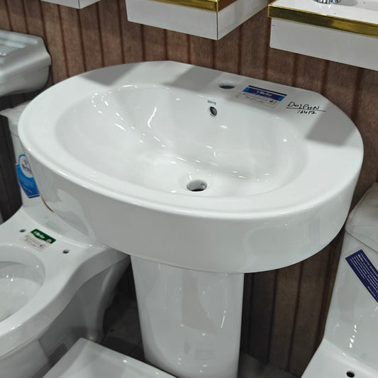 Brite Dolphin Wall hang Basin (Two Piece) - Brite Ceramics - Brite Sanitary Ware