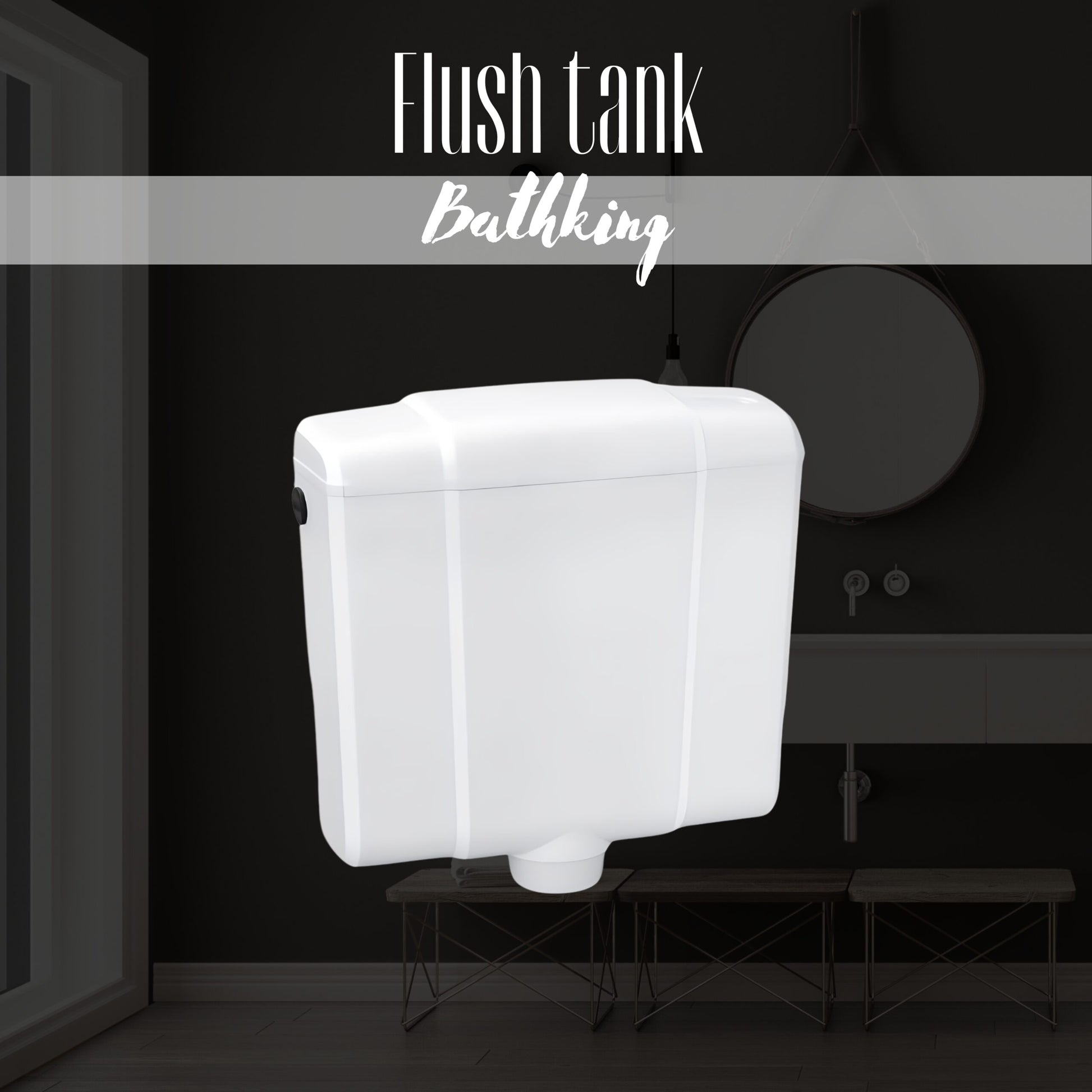 Bathking Flush Tank 9-ltr WC Flush Tank - Orissa Flush Tank - Toilet Flush Tank