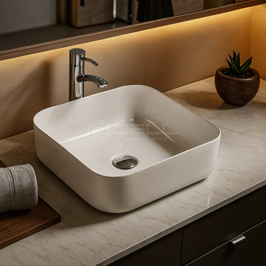 Dell Square Vanity Wash Basin - Dell Sanitary Ware