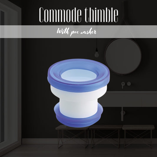 Commode Socket - Commode Thimble With PVC Washer
