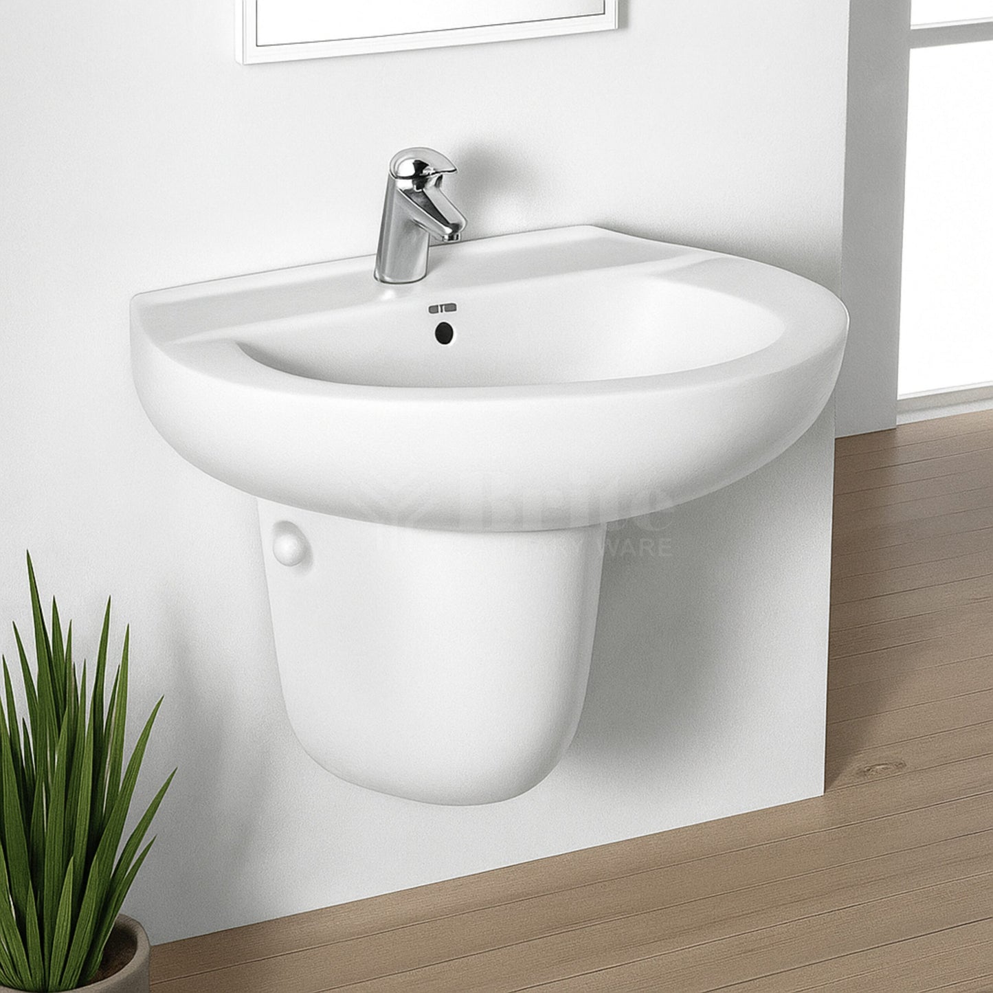 Brite Porta Wall hang Basin (Two Piece) - Brite Ceramics - Brite Sanitary Ware