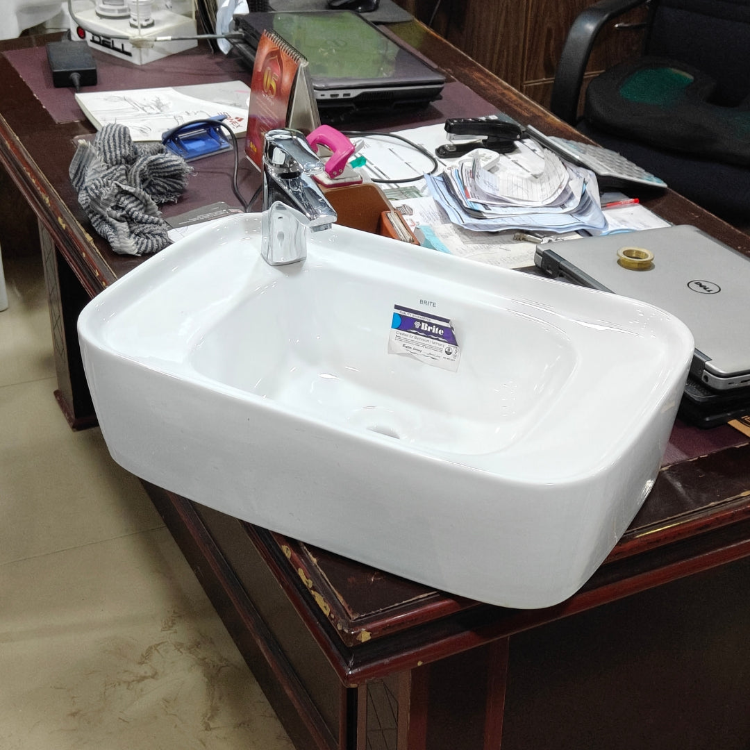 Brite 007 Vanity Wash Basin - Brite Sanitary Ware