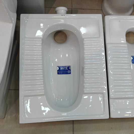 Brite New Medium WC Toilet - Squatting pan - Brite Ceramics - Brite Sanitary Ware