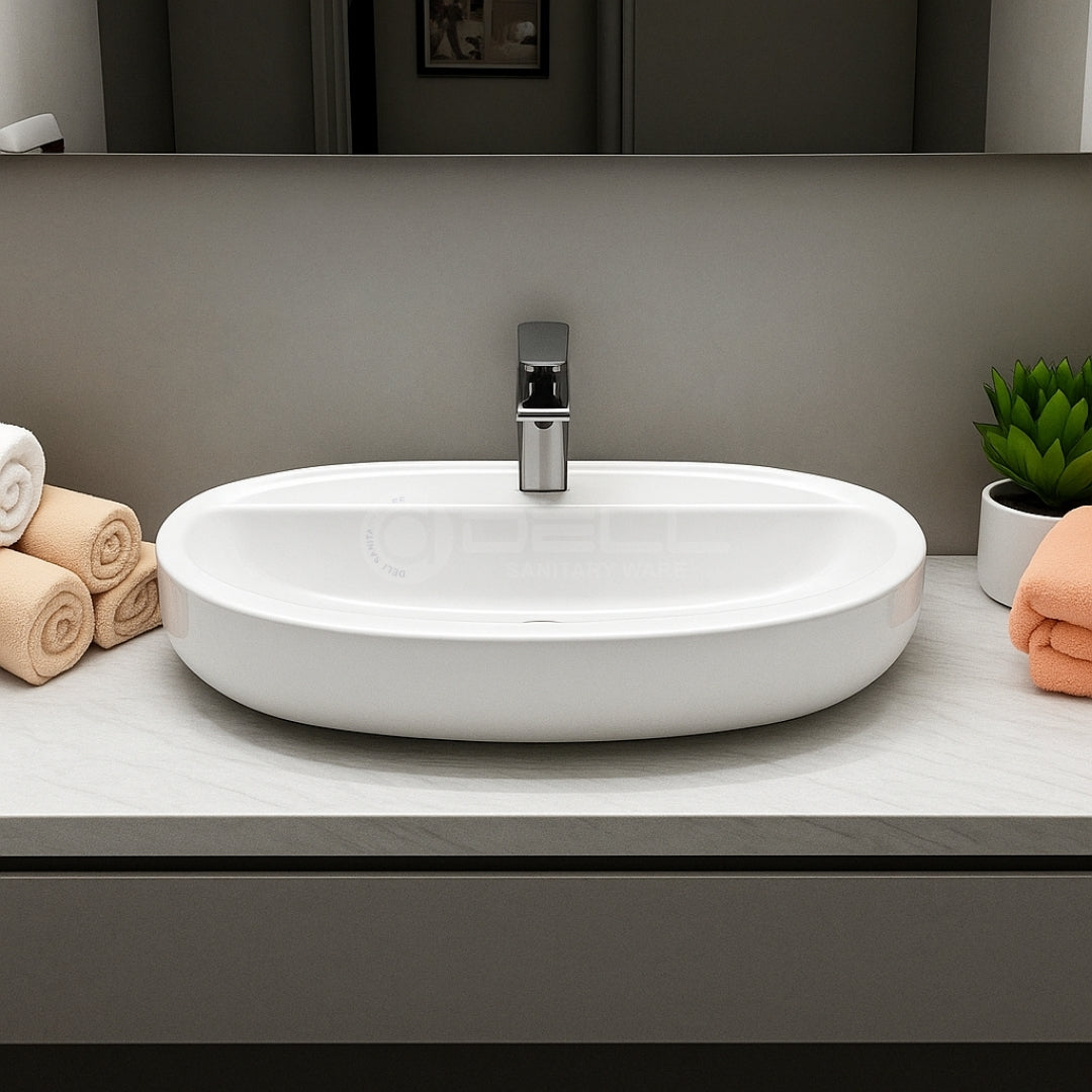 Dell 1008 Vanity Wash Basin - Dell Sanitary Ware