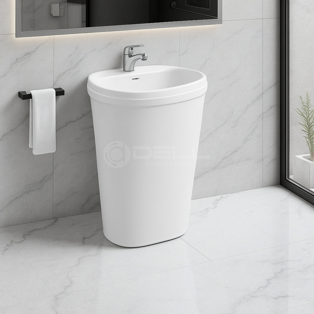 Dell One Piece Basin 1 - Dell Ceramics - Dell Sanitary Ware