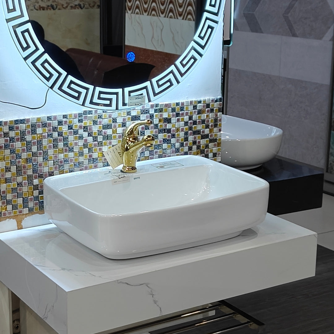 Brite 0013 Vanity Wash Basin - Brite Sanitary Ware